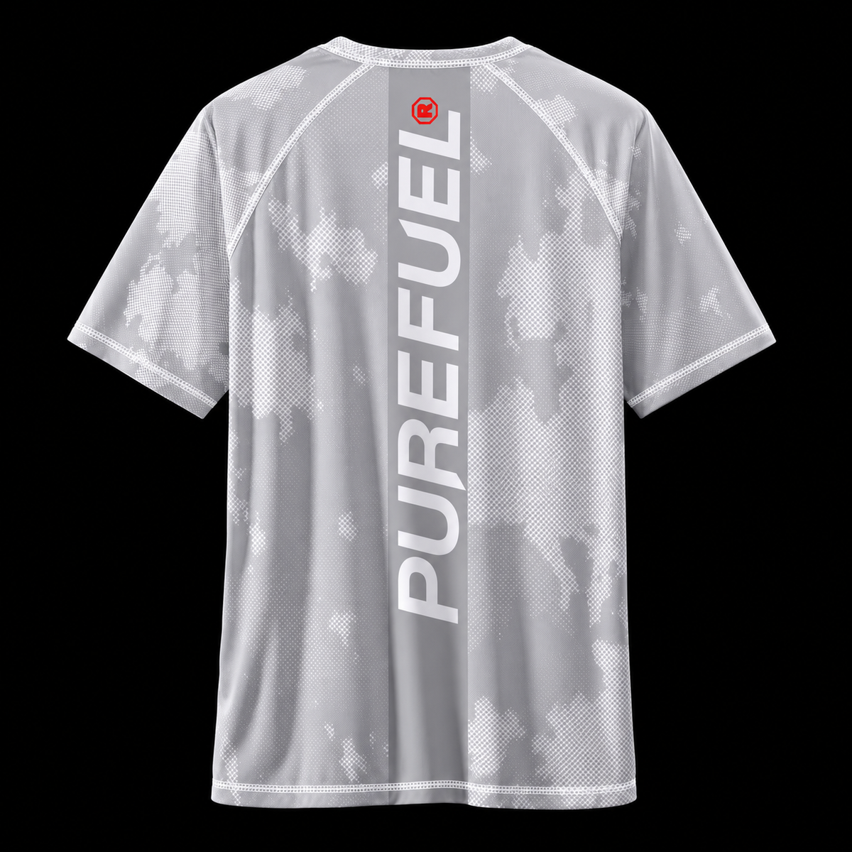 PURE FUEL CORE WHITE SHORT SLEEVE RASH GUARD
