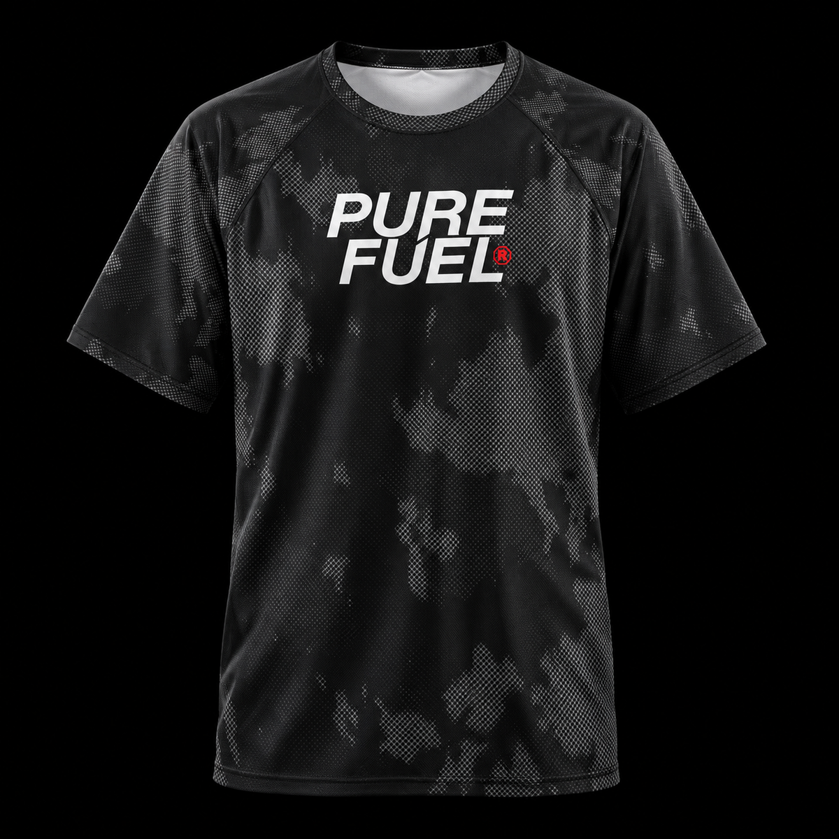 PURE FUEL CORE BLACK SHORT SLEEVE RASH GUARD