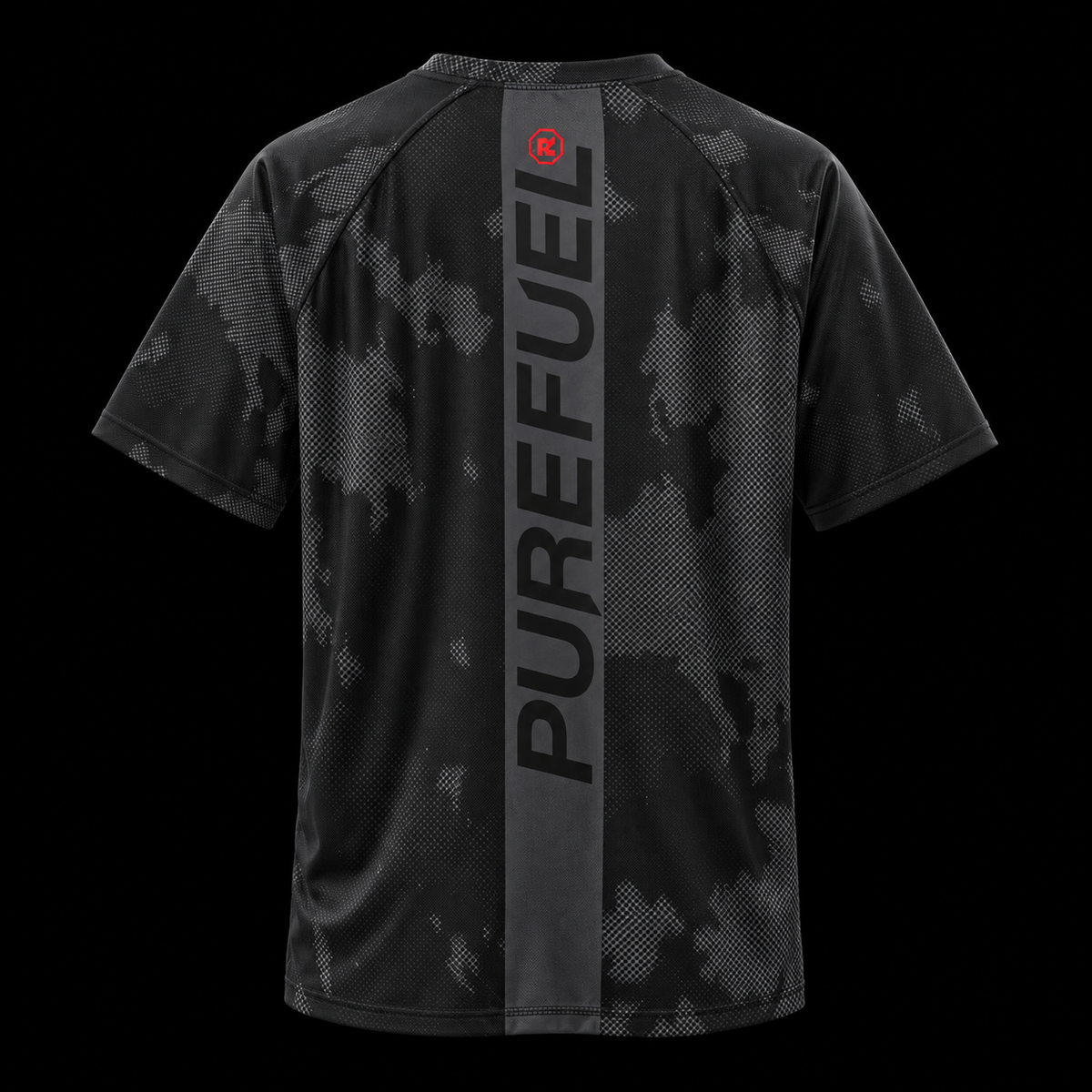 PURE FUEL CORE BLACK SHORT SLEEVE RASH GUARD