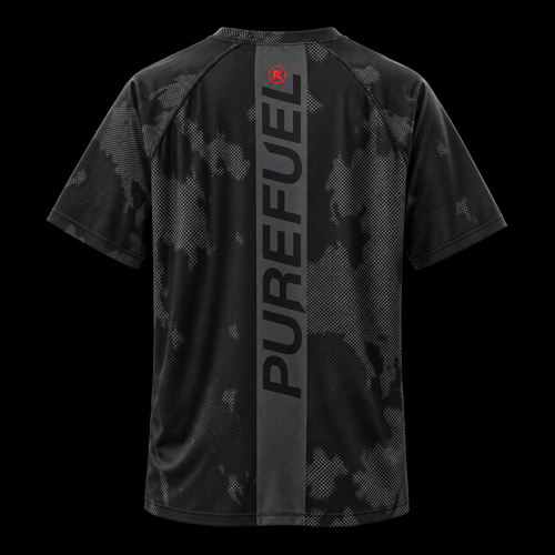 PURE FUEL CORE BLACK SHORT SLEEVE RASH GUARD
