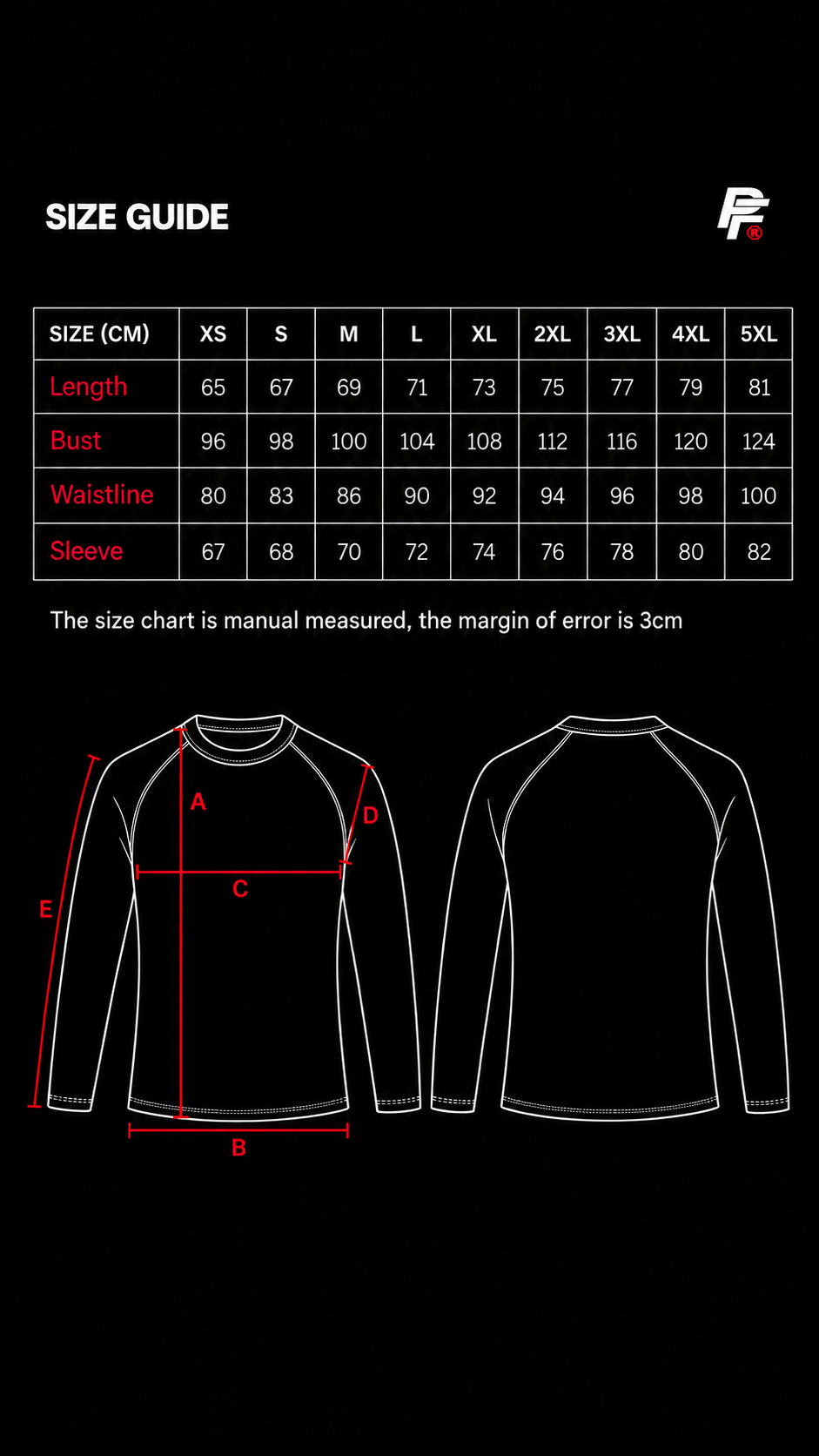 PURE FUEL CORE  BLACK LONG SLEEVE RASH GUARD